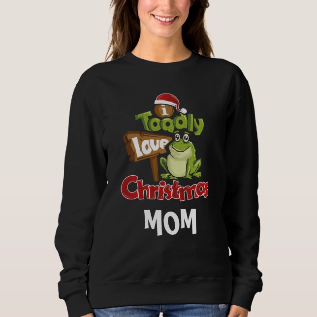 Moletom Mãe Personalizada Adora Natal (Frente)