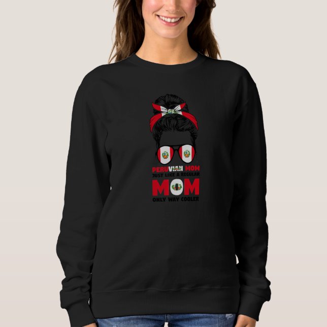 Moletom Mãe Peruana Feminina Igual a Uma Mãe Normal Peru P (Frente)