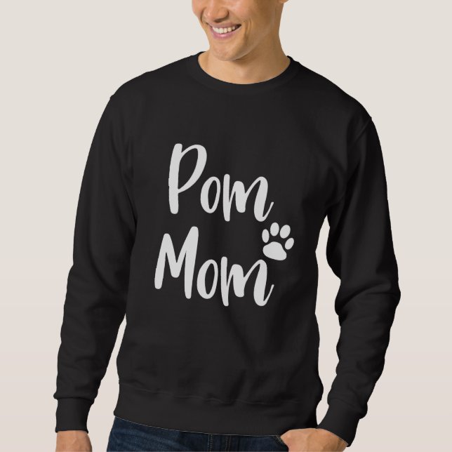 Moletom Mãe Pom Mãe Pomeraniana Mãe Pom Mãe (Frente)