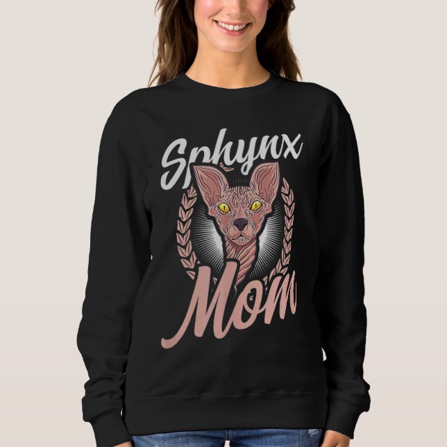 Moletom Mãe Sphynx Gato Sphynx (Frente)