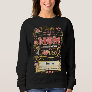 Moletom Mãe Você É Mais Amada Do Que Sabe Nomes Personaliz