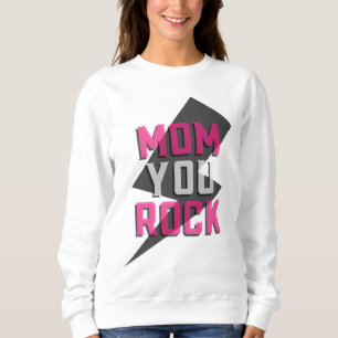 Moletom MÃE VOCÊ ESTÁ ROCK Sweatshirt - O presente do dia 