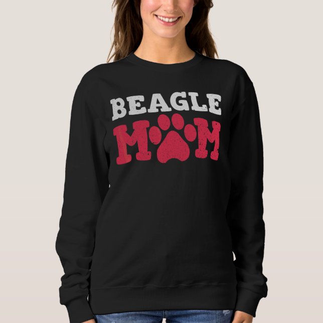 Moletom Mães Beagle Fofas Cachorro Beagle Proprietários de (Frente)