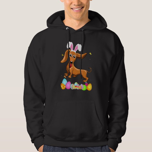 Moletom Mães Cachorros Mamãe Apresenta Óculos De Dachshund (Frente)