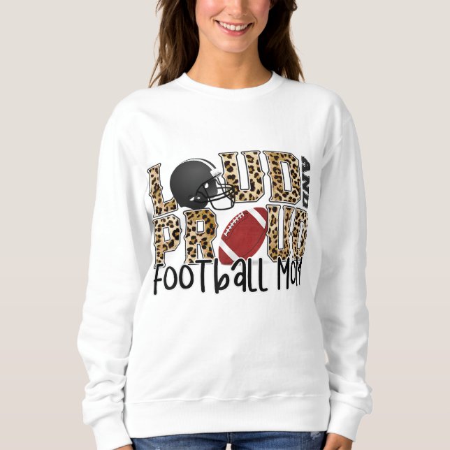 Moletom Mães de futebol malandragem Leopard Imprime Cheeta (Frente)