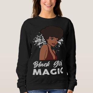 Moletom Magia da Garota Negra Orgulho da Melanina Africana