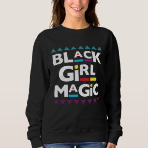 Moletom Magia de Menina Negra dos Anos 90 Moda dos Anos 90