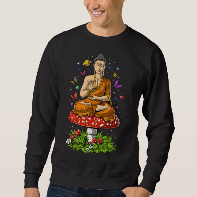Moletom Magic Mushroom Buddha (Frente)