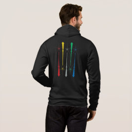 Moletom Magic Wands Unisex Zip Hoodie