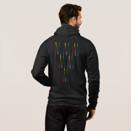 Moletom Magic Wands Unisex Zip Hoodie