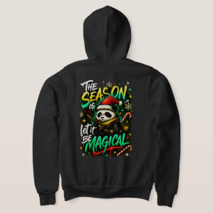 Moletom Mágica de Natal do Panda Samurai Edgy Férias de In