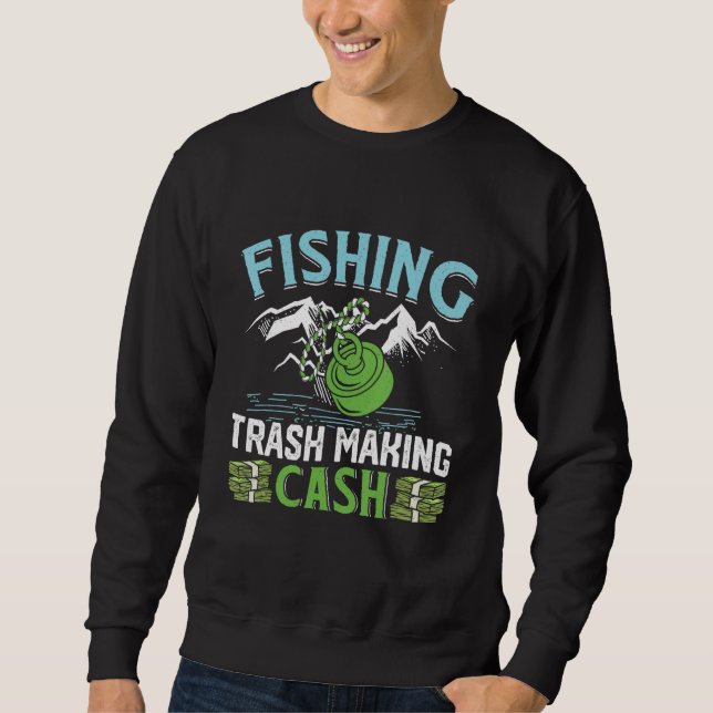 Moletom Magnetic Fishing Trash making Cash Treasure Scrap  (Frente)