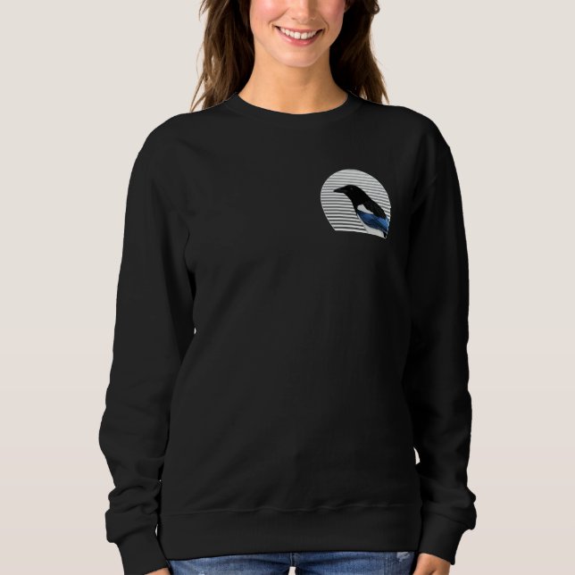 Moletom Magpie Bird Birder Bird Birdwatcher Animal Biologi (Frente)