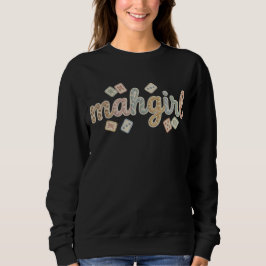Moletom Mahgirl Embroidery Style Mahjong