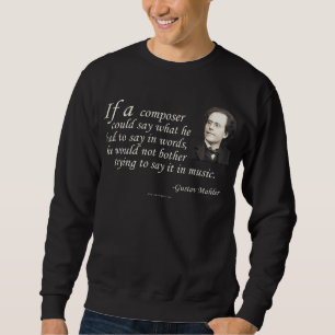 Moletom Mahler na composição
