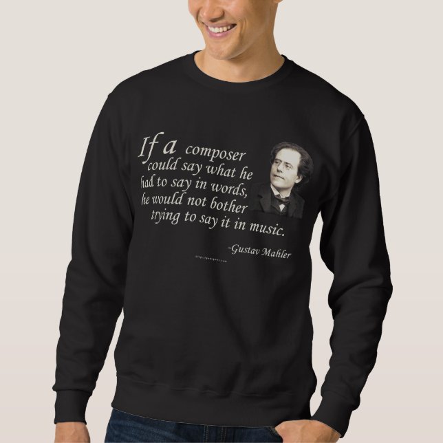 Moletom Mahler na composição (Frente)