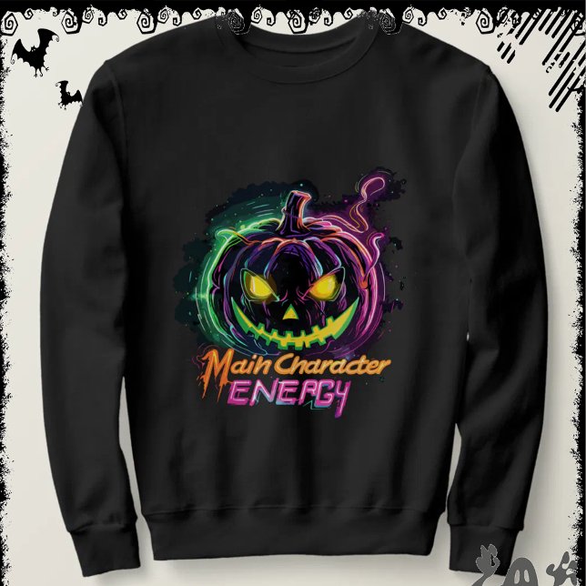 Moletom MainCharacterEnergy | ExDesigner | Halloween (Criador carregado)