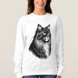 Moletom Maine Coon Cat Women's Sweatshirt