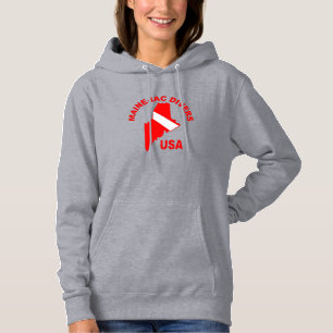 Moletom Maineiac Divers Logotipo clássico Womens sweatshir