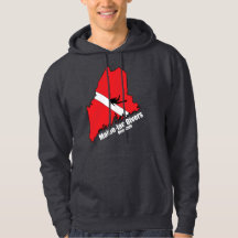 Maineiac Divers Logotipo Silhouette Sweatshirt Esc