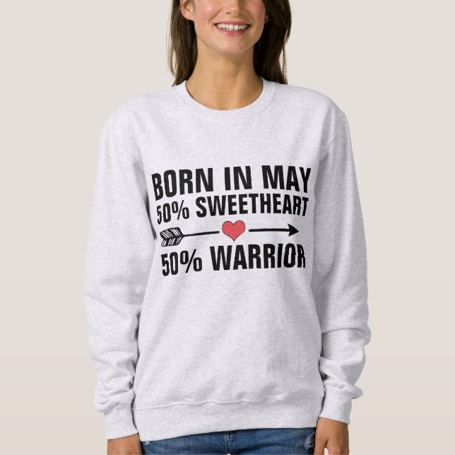 Moletom MAIO ANIVERSÁRIO Damas T-Shirts (Frente)