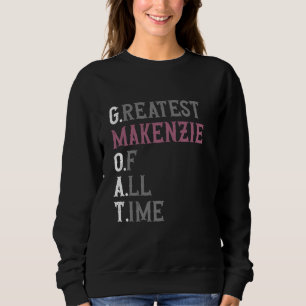 Moletom Maior Makenzie de todos os tempos GOAT Makenzie