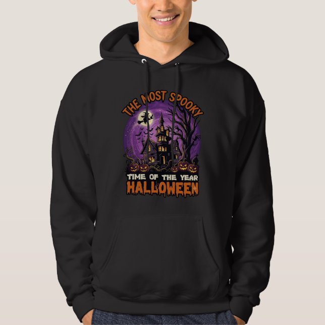 Moletom Mais Assustadora Casa Assombrada de Halloween Brux (Frente)