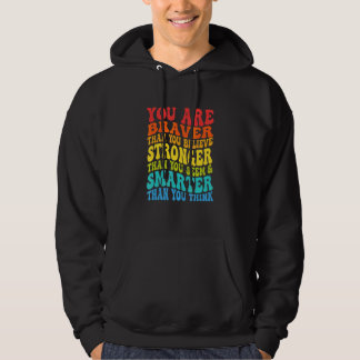 Moletom Mais Corajoso Do Que Você Acredita Inspirador Retr
