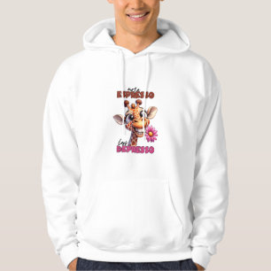 Moletom Mais espresso menos depresso Spruch Kaffee Espress