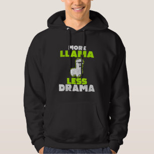 Moletom Mais Lhama Menos Drama Alpaca Amantes de Lhama