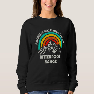 Moletom Mais Meia Milha Ou Mais Caminhando Bitterroot Rang