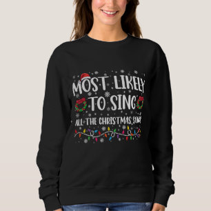 Moletom Mais Propenso a Cantar Todas as Músicas de Natal F