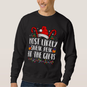 Moletom Mais Propenso a Espiar os Presentes de Natal