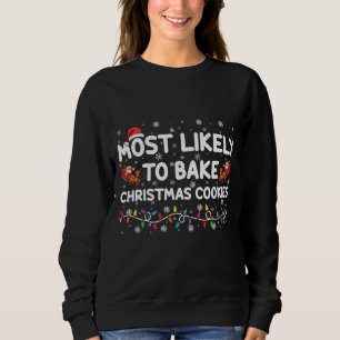 Moletom Mais Propenso a Fazer Biscoitos de Natal Padeiro d