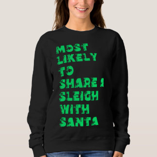 Moletom Mais Propenso a Passar um Trenó com o Papai Noel