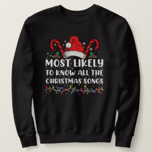 Moletom Mais Provável Conhecer Todas as Músicas de Natal