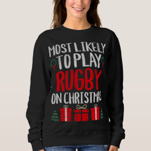 MOLETOM MAIS PROVÁVEL DE JOGAR ROGBY NO FERIDO DE NATAL