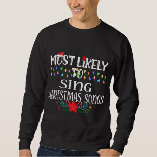 Moletom Mais Provável Para Cantar Canções De Natal Engraça