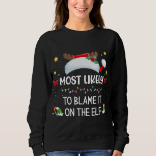 Moletom Mais Provável Para Culpar No Match Do Elf Santa