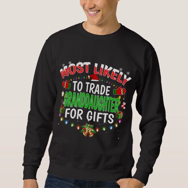 Moletom Mais Provável Para Trocar O Natal Da Neta Santa Ha (Frente)