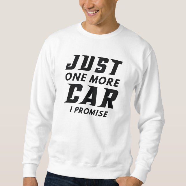 Moletom Mais Um Carro, Eu Prometo (Frente)