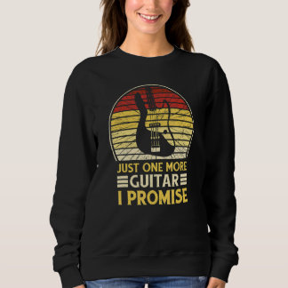 Moletom Mais Uma Guitarra Eu Prometo Pl de Guitarra Vint