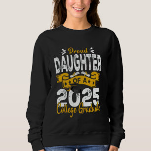 Moletom Mais velho 2025 Filha Orgulhosa De Um Gradu Univer