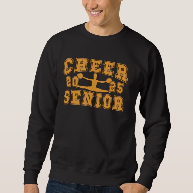 Moletom Mais velho de Cheerhead Night Cheer Gradua 2025 (Frente)