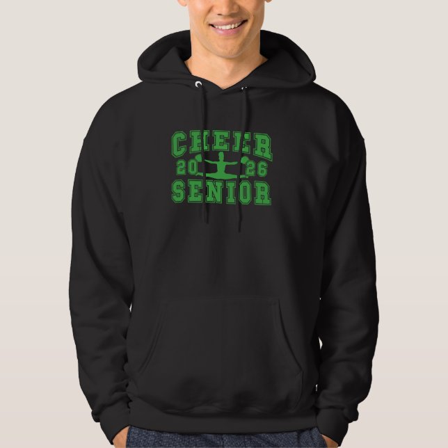 Moletom Mais velho de Cheerhead Night Cheer Gradua 2026 (Frente)