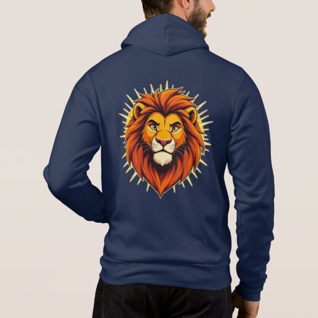 Moletom Majestic Lion – King of Power and Authority (Verso)