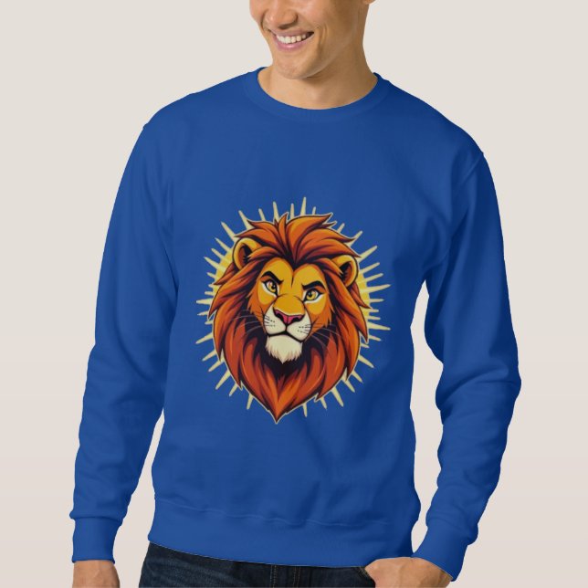 Moletom Majestic Lion – King of Power and Authority (Frente)
