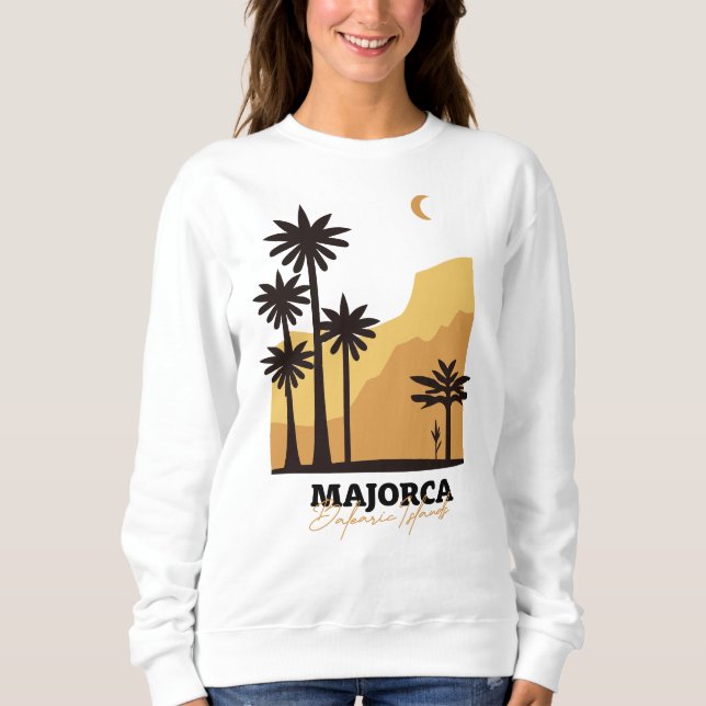Moletom Majorca Viagem Crewneck (Frente)