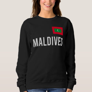Moletom Maldivas Mulheres Homens Crianças Bandeira das Mal
