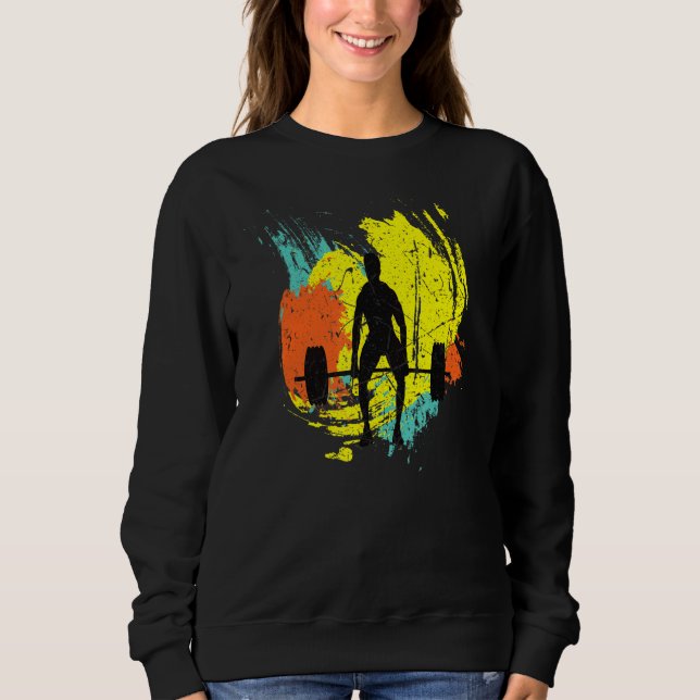 Moletom Malhação Esportes Barbell Gym Kettlebell Workout (Frente)